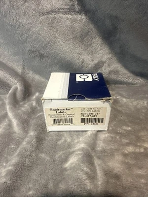 Brady CL-317-619 Labels 32464 500x2 White Free Shipping - Image 1 of 4