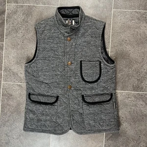 Edwin Japanese Denim x Lavenham Gilet Bodywarmer graue Damenjacke - Größe Large - Bild 1 von 9