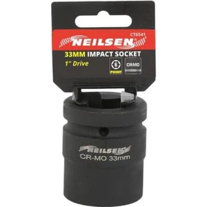 Neilsen 1" Drive Standard Shallow Square Metric Single Impact Socket 33mm - Picture 1 of 2