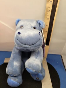 RUSS Shining Star Plush Hippo Rare Retired Brand New in Sealed Bag 8in U01P - Picture 1 of 3