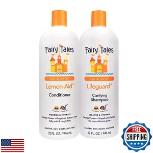 Fairy Tales Swim Shampoo and Conditioner 32oz for Kids - Chlorine Removal, Ma - Picture 1 of 5