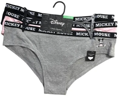 DISNEY BREVEMENTE DECLARADO ÍNTIMO PAQUETE DE TRES (3) BRAGAS DE HIPSTERS TALLA XL Foto 1 de 4