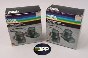 Paddle Controllers Lot: 2 Pairs for 2600, Vic-20+ Gemini & Atari in Gemini Boxes - Picture 1 of 10