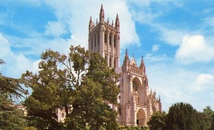 Washington Cathedral, Mount Saint Alban, Washington, DC --POSTKARTE - Bild 1 von 2