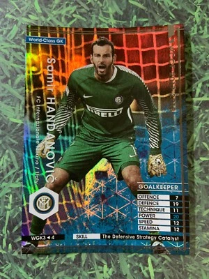 Panini WCCF 2017-18 Samir Handanovic Internazionale Italy Refractor card - Image 1 of 2