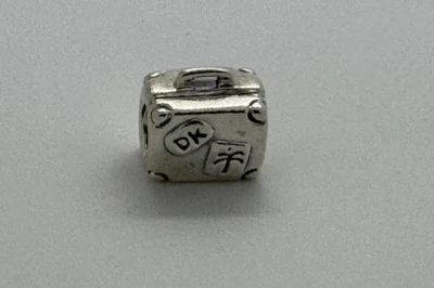 Original Pandora Element 790362  Moments Abenteuer  925 Silber Charms Koffer 60a - Bild 1 von 3