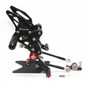 Fully Adjustable Rear sets Foot pegs Footrest For Ducati 848 848 EVO 2008 -2013  - Picture 1 of 8