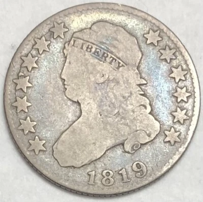 Cuarto busto tapado 1819 buenos (más) detalles Foto 1 de 4