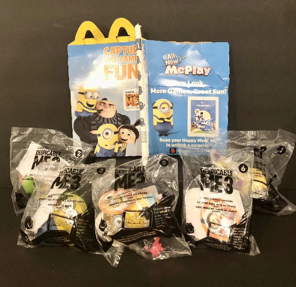 McDonalds 2017 Minions - despicable Me 3
