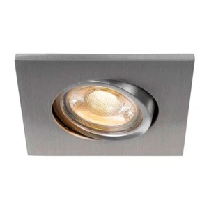 SLV Recessed Easy-Install QPAR51 Aluminium Matte Square Max. 20W GU10 Rotatable - Picture 1 of 5
