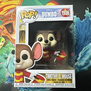Funko POP! Disney Dumbo Timothy Q. Figura Ratón #1536 + Protector - Imagen 1 de 2