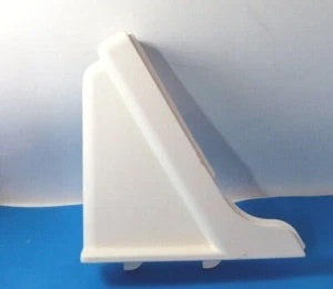 GE Dryer Model DLLLR23EG2WW: Left Side Console End Cap (WE19M1474) (P5347) - Picture 1 of 6