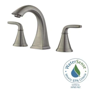 Pfister LF-049-PDSL Pasadena 8" Widespread 2-Handle Bathroom Faucet in Slate - Picture 1 of 6