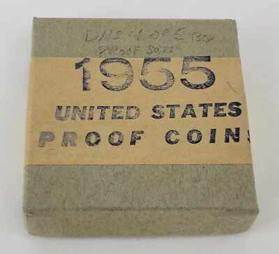 1955 United States Proof Coins Set In Box Unopened Sealed - Image 1 of 4