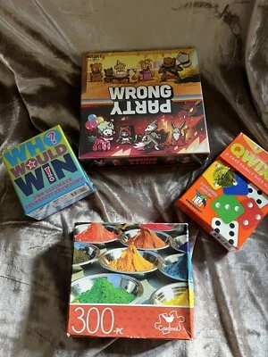 NEW Gamewright QWIXX Fast Family Dice Game WITH MORE IN BUNDLE FOR A GAME NIGHT - Image 1 of 4