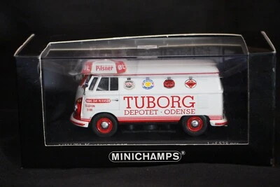 RARE! 1:43 MINICHAMPS VW T1 Delivery Van 1963 "Tuborg Odense", 433 052204, OVP - Bild 1 von 3