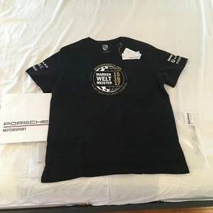 PORSCHE DESIGN MEN'S MOTORSPORT 3 WIN MARKEN WELTMEISTER TRIBUTE T-SHIRT USA L - Picture 1 of 10