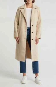 NEW Lucky Brand Bonded Walker Coat OATMEAL SIZE S/100%AUTHENTIC - Picture 1 of 4