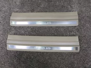 🥇98-00 LEXUS UCF20 LS400 SET OF 2 REAR DOOR SCUFF SILL PLATE TRIM OEM - Bild 1 von 14