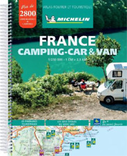 Michelin France - Camping Car & Van Atlas (Encuadernación de anillas)