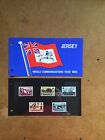 Jersey 1983 World Communications Year 1983 stamps presentation pack