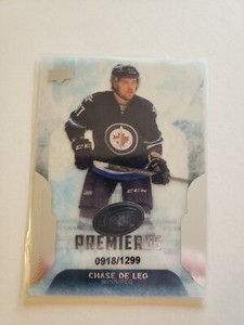 Chase De Leo 2016-17 UD ICE Premieres Card #104 /1299