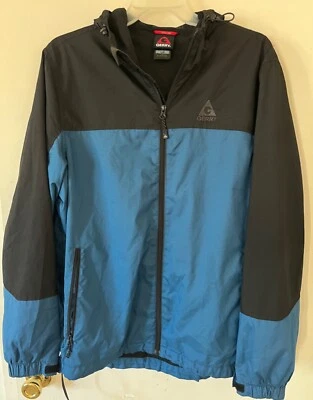 MENS GERRY WINDREAKER JACKET WITH HOODY SIZE LARGE NICE 4 HIKING RUNNING WALKS - Image 1 of 4