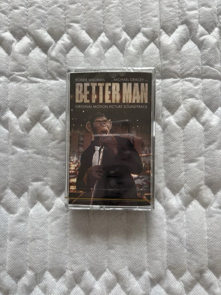 Robbie Williams 'Better Man' Film Soundtrack Cassette Tape Gold - Image 1 of 2