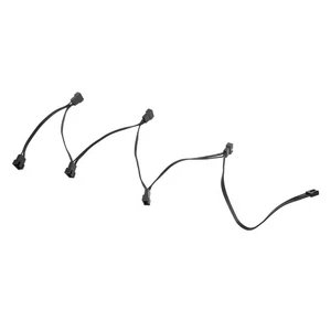1 For 6 2x PWM Fan Extension Cable Professional 4 Pin PC Internal Motherboar NEW - Afbeelding 1 van 12
