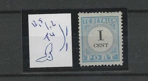 Nederland P3B-IV Port 1881 met plaatfout MH/ongebr CV 55 € - Bild 1 von 2