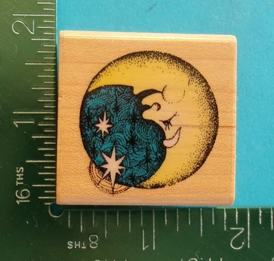 Sello de goma CoMotion Luna y ESTRELLAS Foto 1 de 2