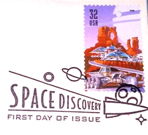 Space Discovery  Probing the Universe  1998 22kt Gold Replica Stamps  SEE BELOW! - Picture 1 of 4