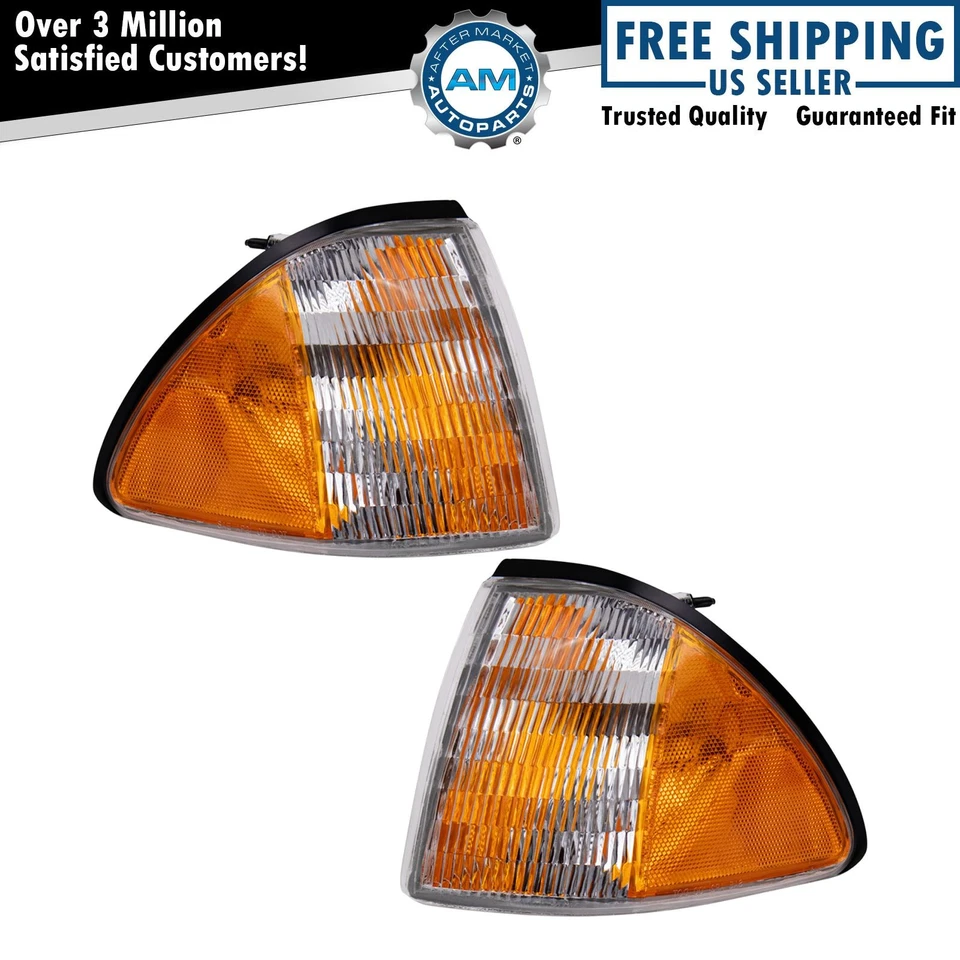 Juego de luces marcadoras de esquina para Ford Mustang 1987-1993 FO2550105 FO2551103 Foto 1 de 4