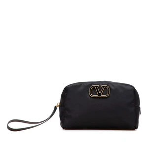 VALENTINO V logo Pouch Women 【Used】 - Picture 1 of 11