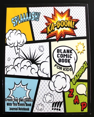 Blank Book To Create Your Own Graphic Novel, Anime or Comic Contains 120 Pages Foto 1 de 4