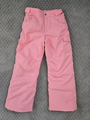 NWOT Columbia Youth Med Snow /Ski Pants Fleece Lined Light Pink - Image 1 of 4