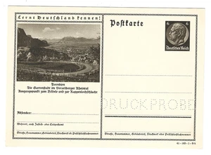 Deutsches Reich Ganzsache P 236 Dornbirn  DD41-163-1-B5 DRUCKPROBE ** - Picture 1 of 1