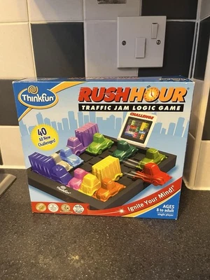 Rush Hour Traffic Jam Logic Puzzle Game Thinkfun Complete Set Boxed - Image 1 of 4