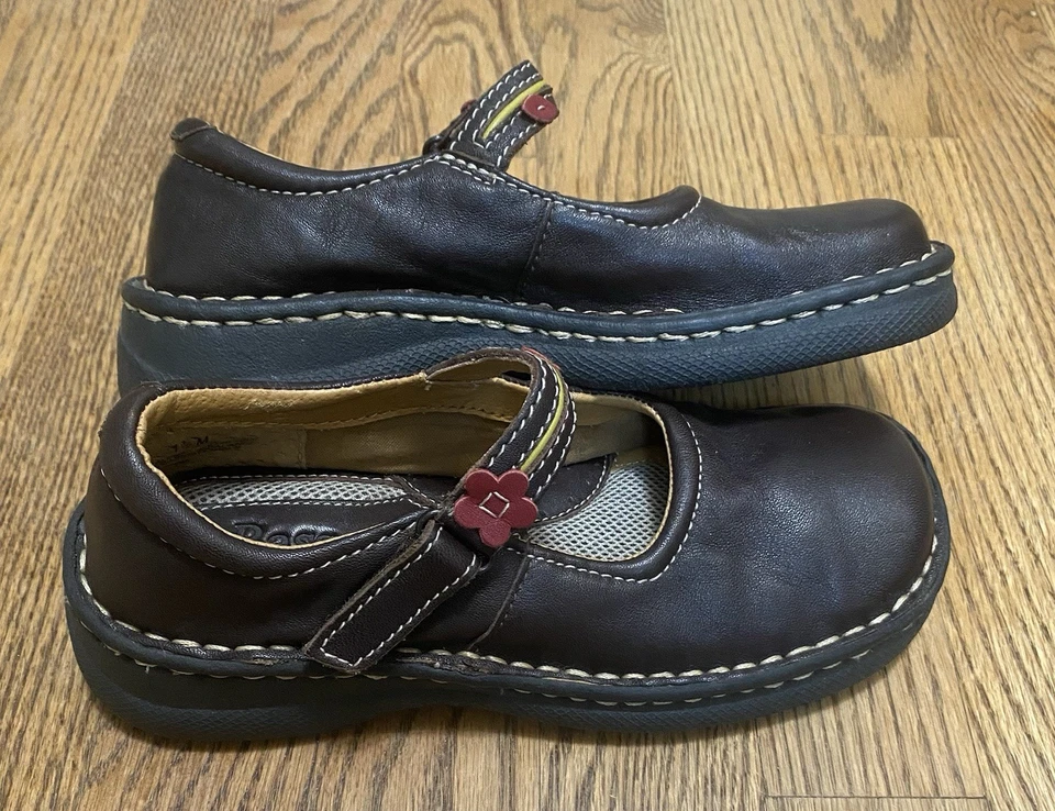 Zapatos Mary Jane Y2K Bajo Cuero Marrón Talla 1.5M Niñas Escuela Boda Fiesta Foto 1 de 4