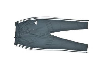 Adidas Men's Gray Tiro 19 Training Pants Size S Black Stripes Drawstring - Image 1 of 4
