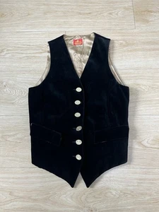 10 Vivienne westwood 90s Vintage 6 buttons velvet waist coat vest jacket - Picture 1 of 7