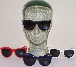 RISKY SUPER DARK 100% UV SUNGLASSES BLACK,BLUE,RED OR WHITE 54-16-140 EACH - Picture 1 of 13