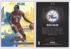 2013-14 Panini Crusade Blue 2014 National Convention /5 Moses Malone #92 HOF