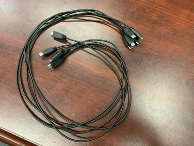 5-PCS Molex 0687840050 2.5ft USB Micro-B Male to USB Micro-B Male Cable USB-MIC3 - Image 1 of 2
