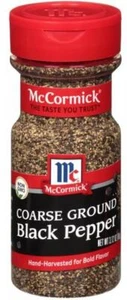 McCormick's COARSE GROUND Black Pepper - 3.12 oz - (6 Pack) - EXP 09/30/2028 - Picture 1 of 2