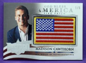 Decision 2020 Series 2 PREVIEW Madison Cawthorn GOD BLESS AMERICA GBA-75 #'d 1/5