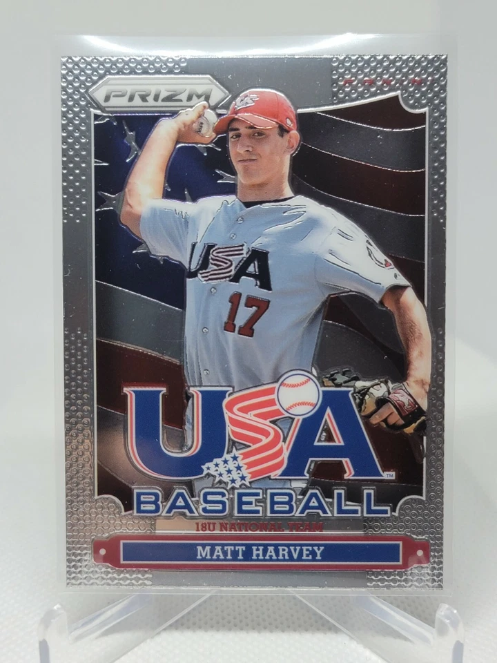 MATT HARVEY 2013 Panini Prizm Team USA Baseball INSERT #USA5 NEW YORK METS A2B - Image 1 of 1
