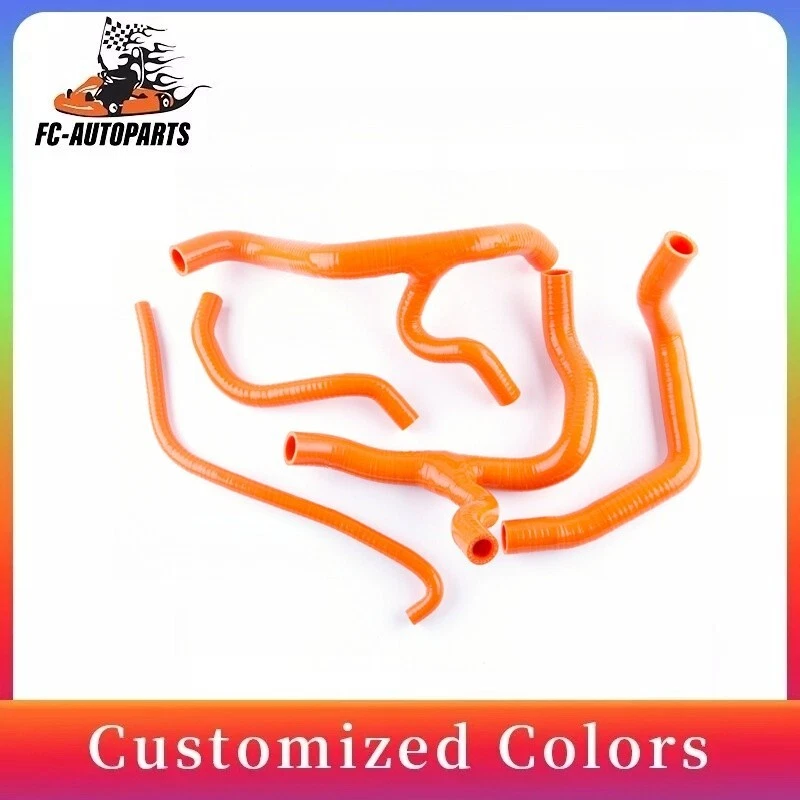 For Honda CBR1000RR CBR1000 08-11 09 10 Silicone Radiator Coolant Orange Hose - Imagem 1 de 4