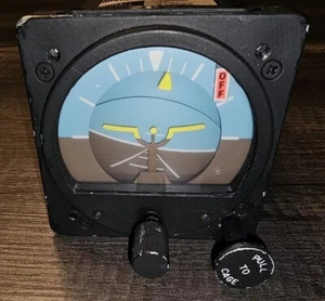 R.C. Allen Electric Attitude Gyro RCA26BK-2 28 VDC P/N: 102-0051-02 W/ Connector - Picture 1 of 6