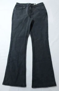 Vigoss Girl's Marley Mid Rise Ankle Length Bootcut Jeans BL1 Black Size 12 NWT - Picture 1 of 4